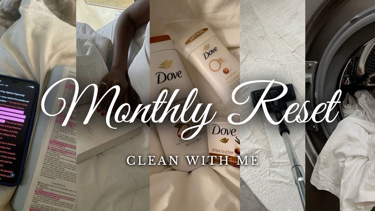 MONTHLY RESET 🫧 | deep cleaning, reset, morning routine, prayer calls, vlogmas day 10
