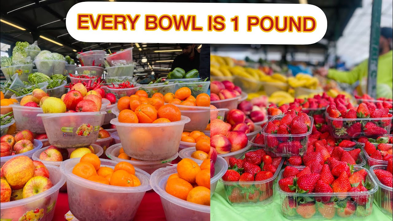 CHEAPEST MARKET IN THE UK,Everything is one pound,Cheapest food uk, Bullring open market Birmingham