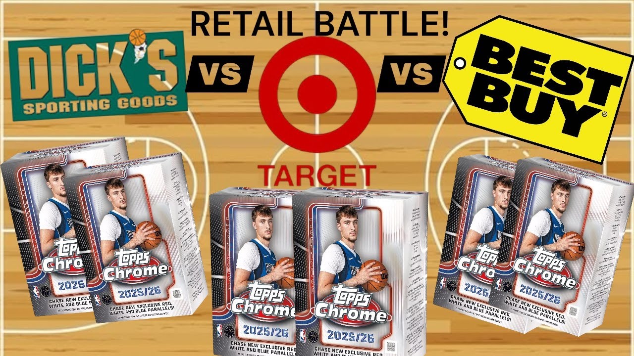 $300 Topps Chrome Basketball 25/26 RETAIL CHALLENGE!! #sportscards #nba #basketball