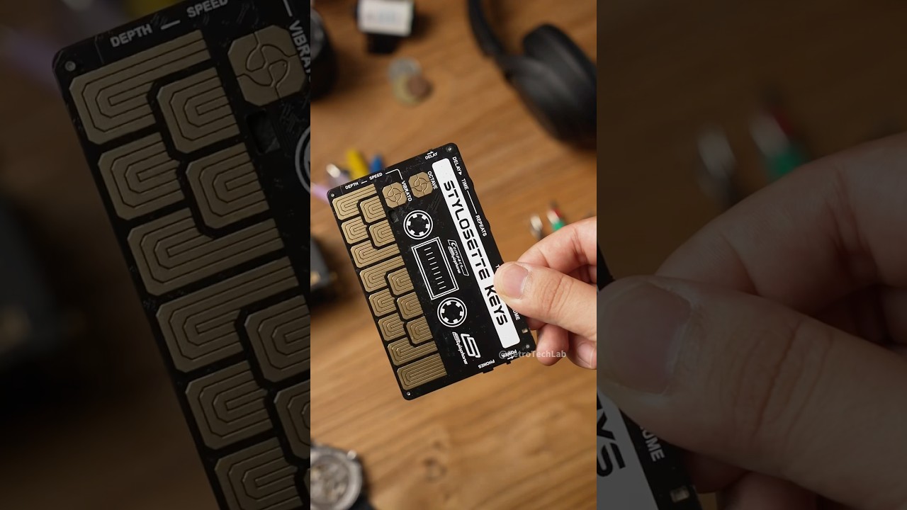 Wait&hellip;that&rsquo;s a cassette? Nope,it&rsquo;s a synth! #stylophone #stylosette