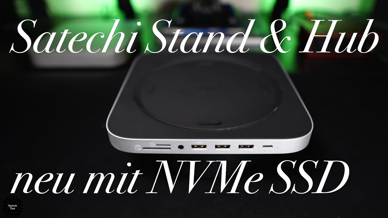 Satechi Stand & Hub für Mac mini und Mac Studio mit NVMe SSD Review Deutsch 4K