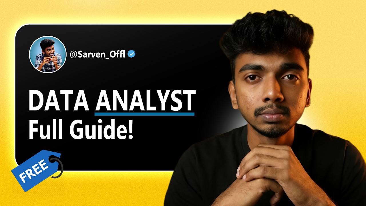 Data Analyst Full Guide 2026 (FREE) | Skills, SQL, Power BI, Portfolio & AI #dataanalyst #analytics