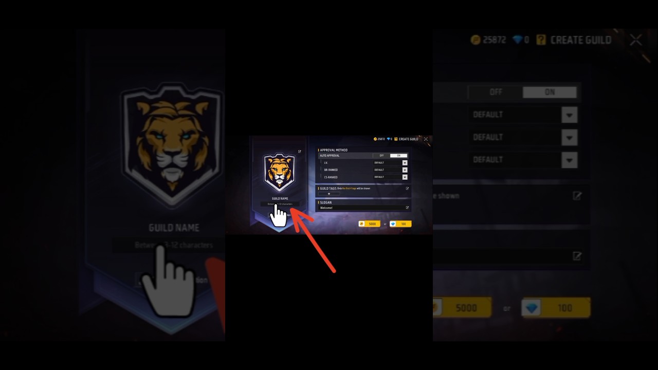 HOW TO MAKE A GUILD IN FREE FIRE 🤔 | GUILD KAISE BANAYE ?? #freefire #shorts #gaming