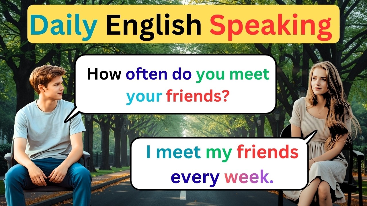 Improve English Speaking Skills | Everyday Conversation Q&A Practice | | Quick English Talk