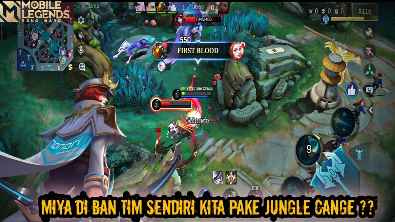 CANGE JUNGLER KELUAR KARNA MIYA DI BAN TIM SENDIRI !!💀