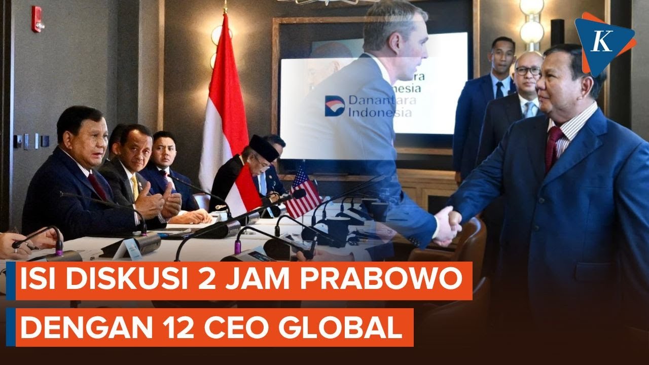 Prabowo Bertemu 12 CEO Perusahaan Global di AS, Apa yang Dibahas?