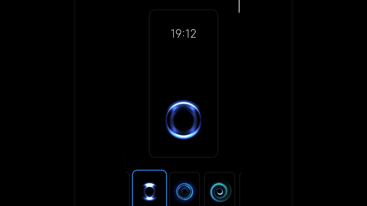 How to add fingerprint effects in mi phone 
