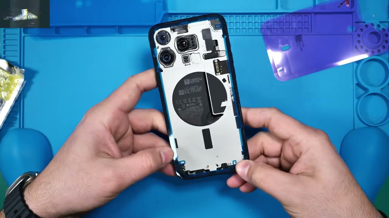 Apple iPhone 15 PRO MAX Back glass replacement.