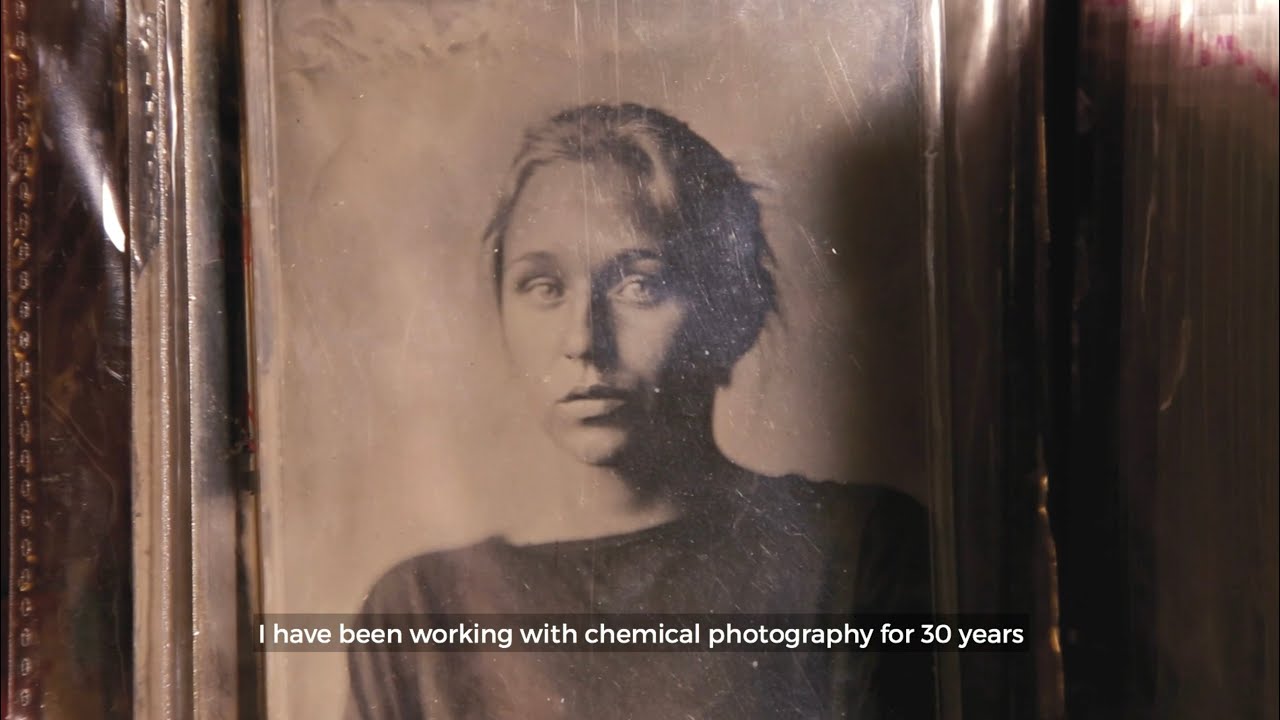 Becquerel Daguerreotype on Silver Mirror Glass / Daguerrotipo Becquerel sobre vidrio espejo de plata