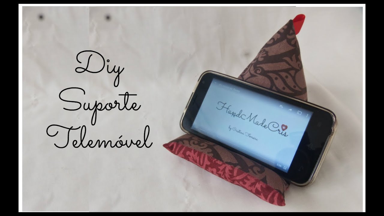 Diy Suporte para Telemóvel / Diy phone pillow
