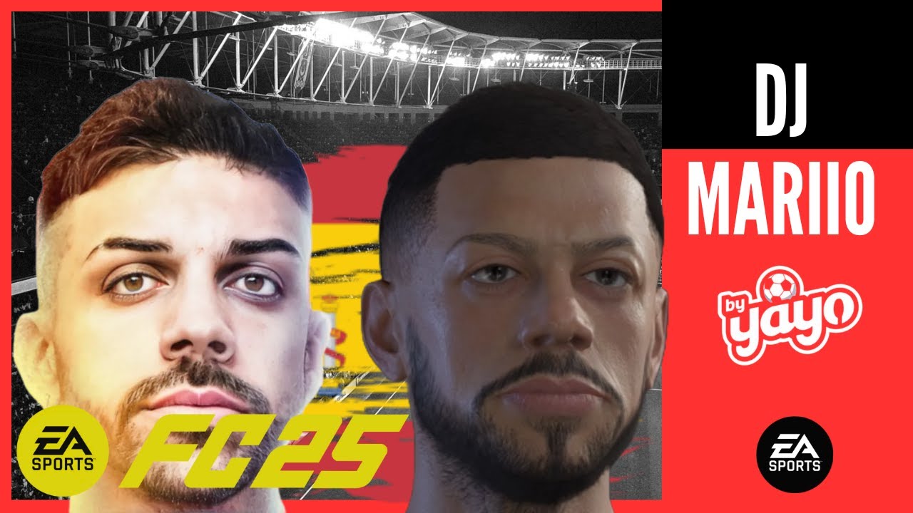 EA FC 25 - CÓMO CREAR A DJMARIIO😎 #eafc25 #eafcclubs #futbol #fifa #djmariio #partido