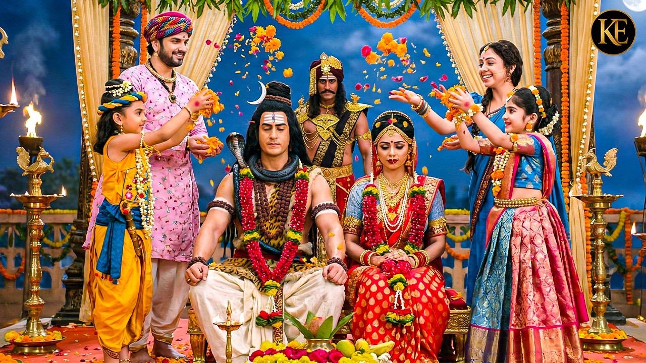 बाल कान्हा राधा कंस नंद बाबा मैया यशोदा गए महादेव के विवाह में | Mahashivratri Special