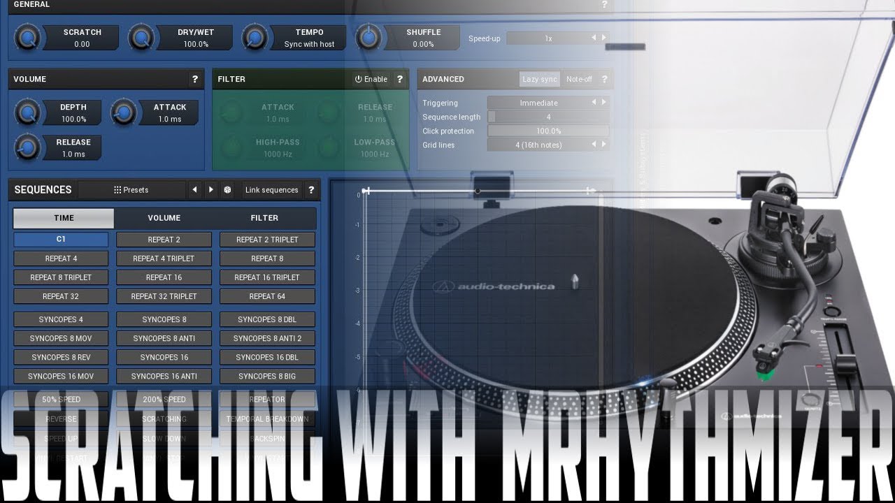 Scratching in MRhythmizer