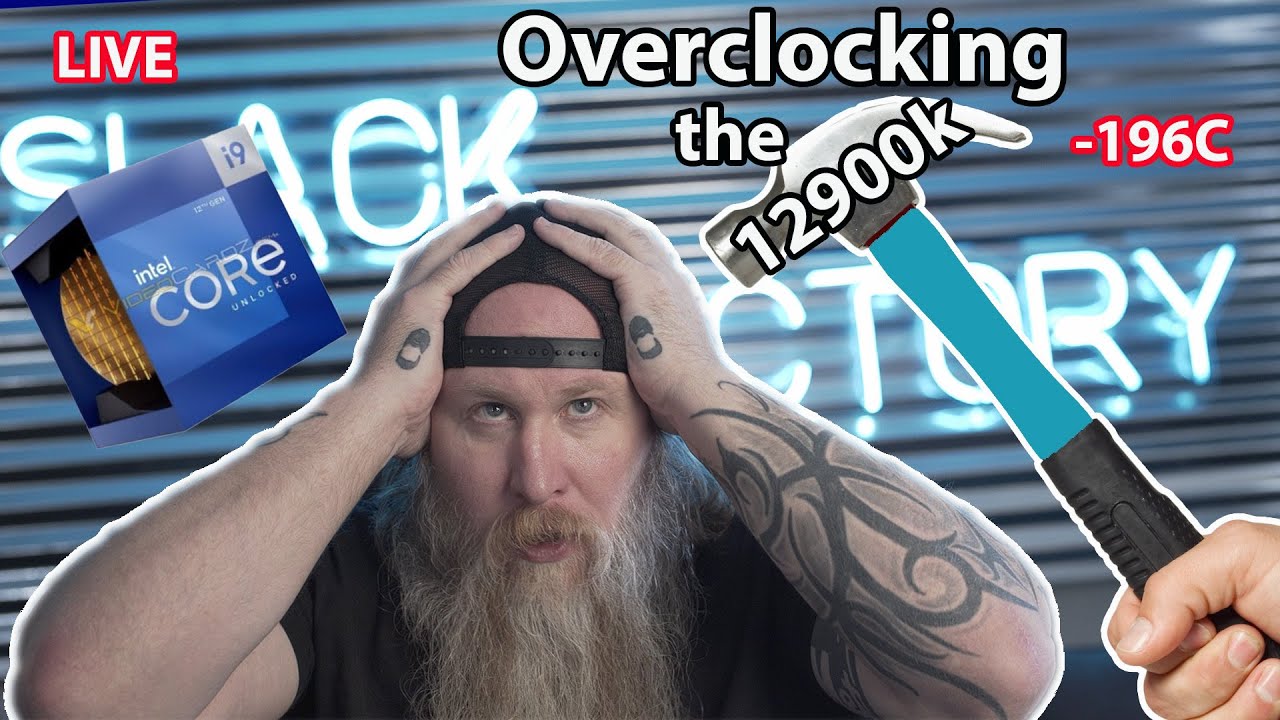 Overclocking the Intel 12900k LIVE on Liquid Nitrogen!