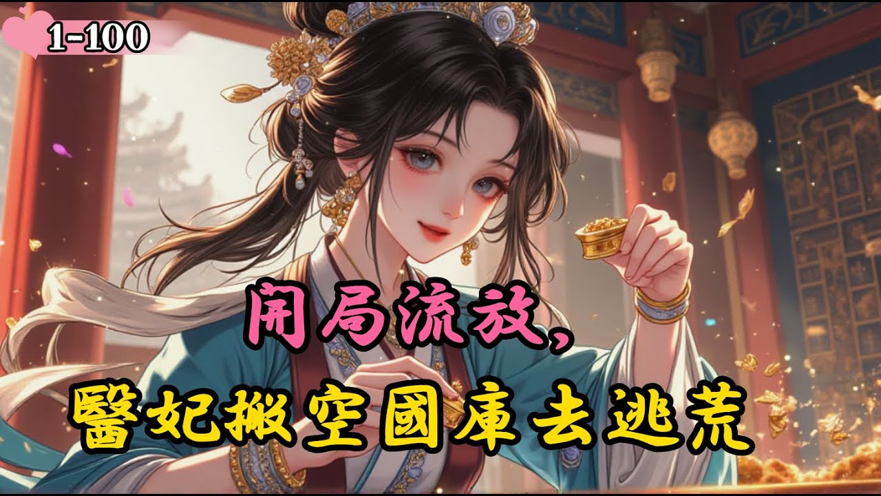 【新】《開局流放，醫妃搬空國庫去逃荒》【種田 古代言情 穿越 空間 王妃】