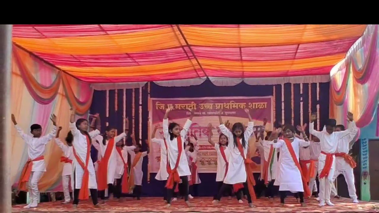Ye desh hai vir javano ka group dance z p marathi school shirla nemane program 26 
