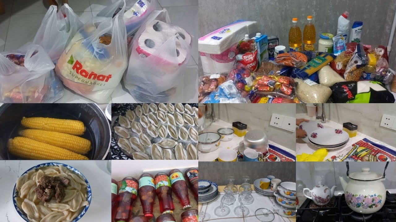 #284#MARKET ALIŞ-VERİŞİ/NƏHAYƏT QABLARI YERLƏŞDİRDİM🤭/SÜRHÜLLÜ HAZIRLADIM/KONPOTLAR NECƏ ÇIXDI/VLOQ#