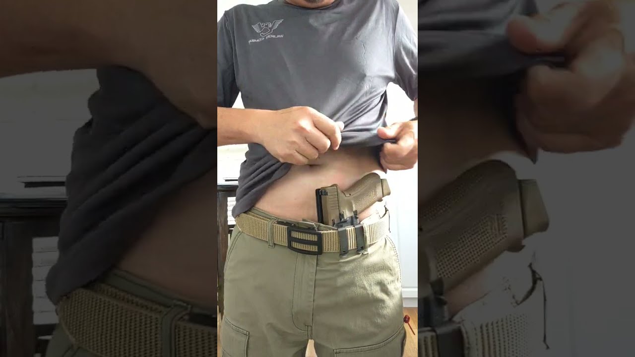 Можете ли вы IWB Glock 19x (кобура Tenicor Light Bearing + ремень Bladetech Ultimate для переноск...