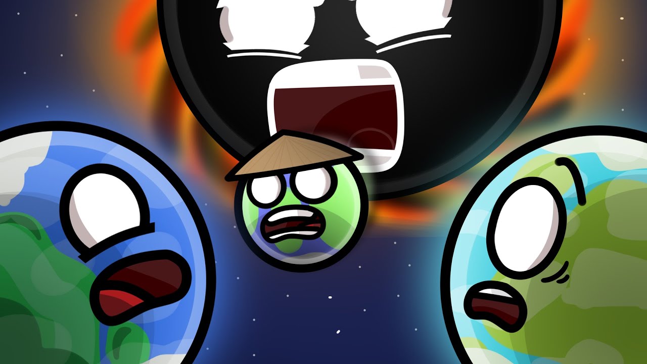 What if the Three Earths were in the same Universe?