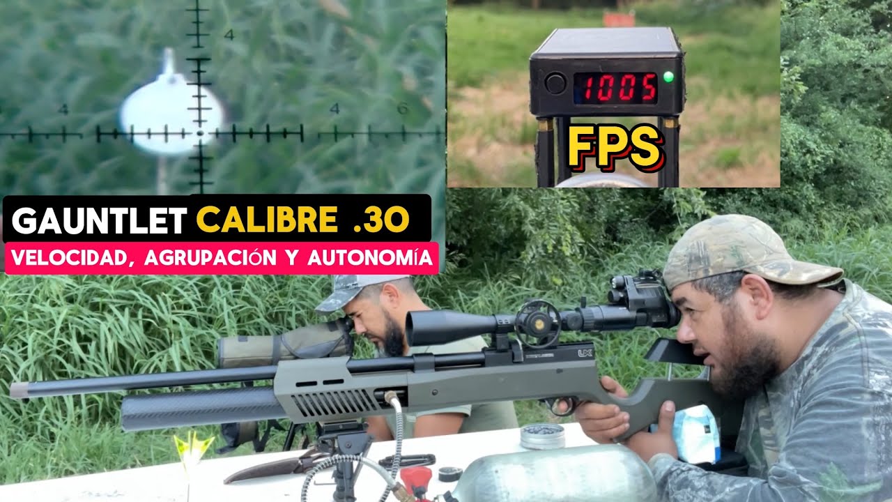 UMAREX GAUNTLET 2 PCP calibre .30 #umarexairguns #gautlet2pcp #airgunshooting #airrifleshooting