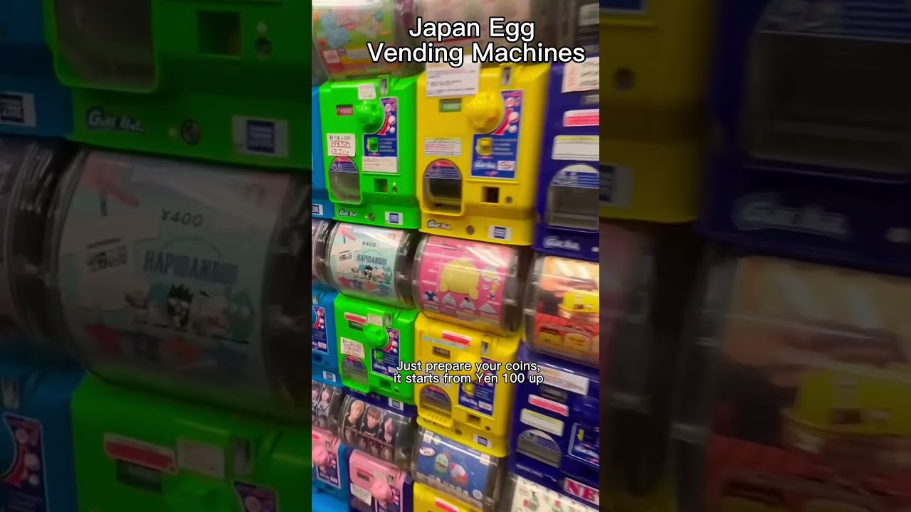 Japan Egg Vending Machine #japancute #japanthings #japantokyo #kribobobo #japaneggvendingmachines
