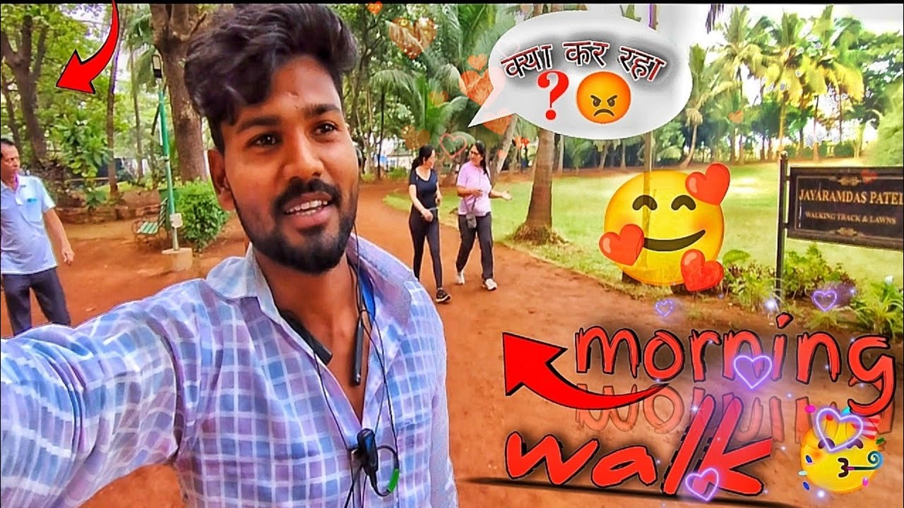 Morning walk in Mumbai 😇 समुन्द्र के किनारे आ गया 😮😍#vishalbabuvlog