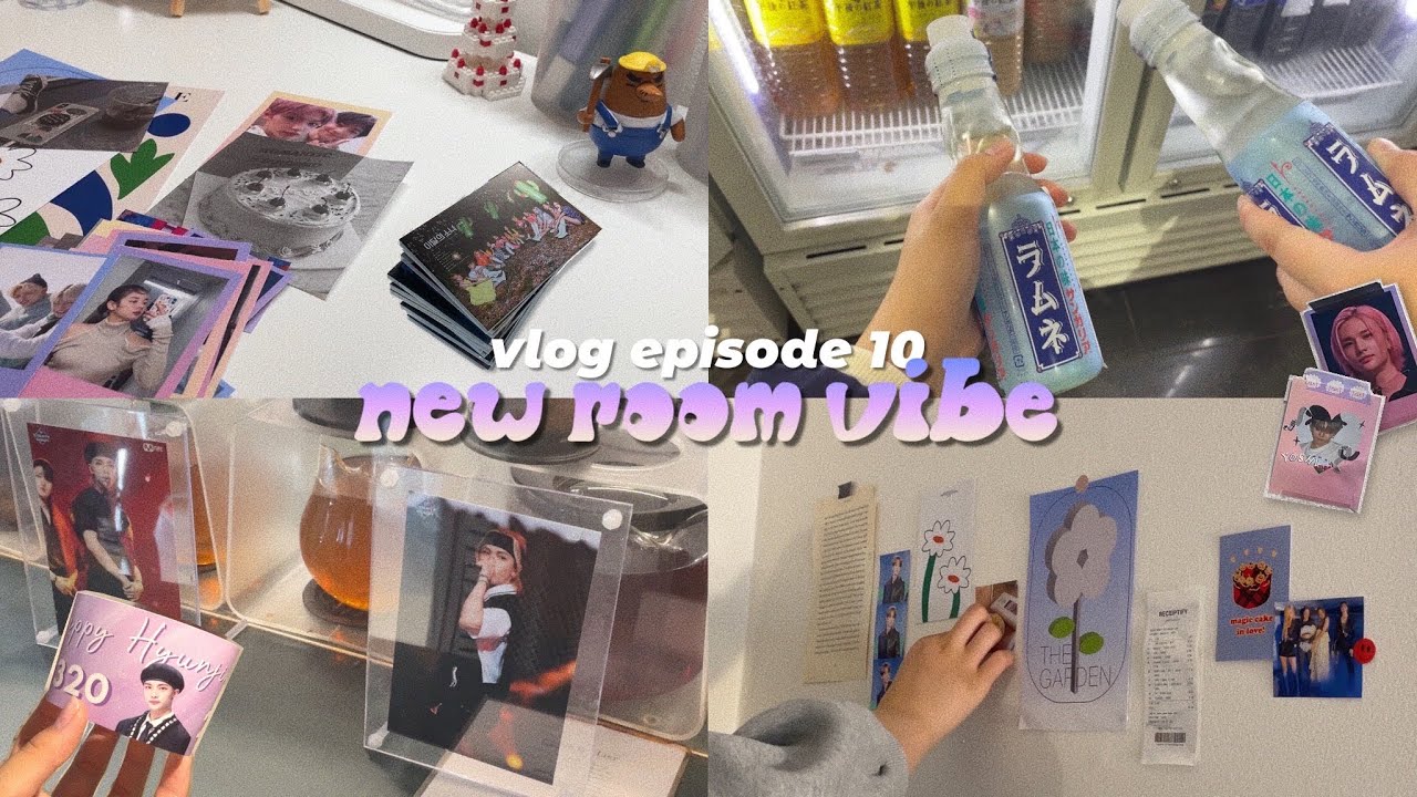 Влог второго сезона: ремонт в комнате, день Хёнджина и распаковка альбомов Loona 🧼