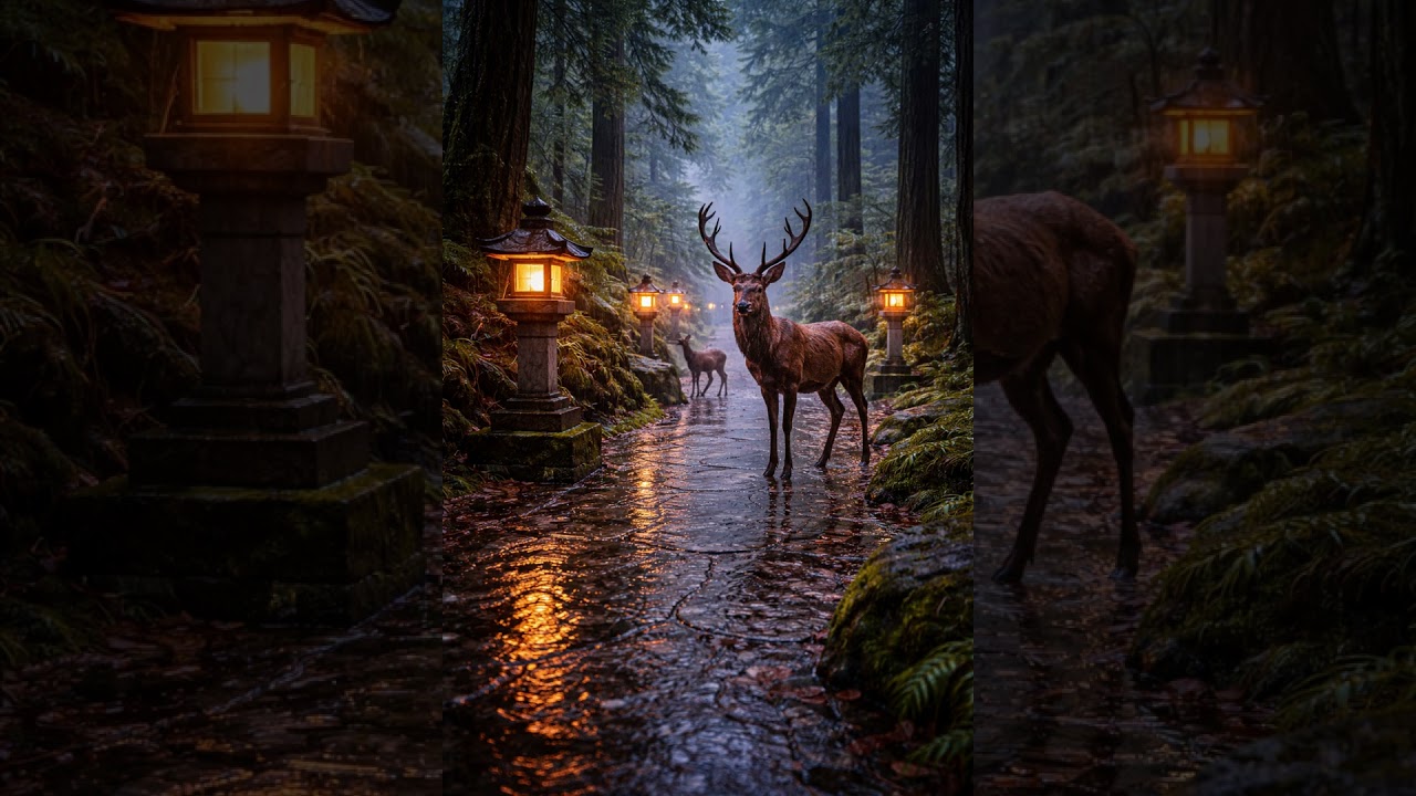 Zen Forest Rain - Deep Sleep & Relaxation