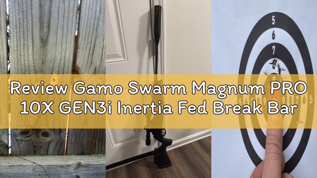 Review Gamo Swarm Magnum PRO 10X GEN3i Inertia Fed Break Barrel Air Rifle | High-Power Magnum Gas Pi