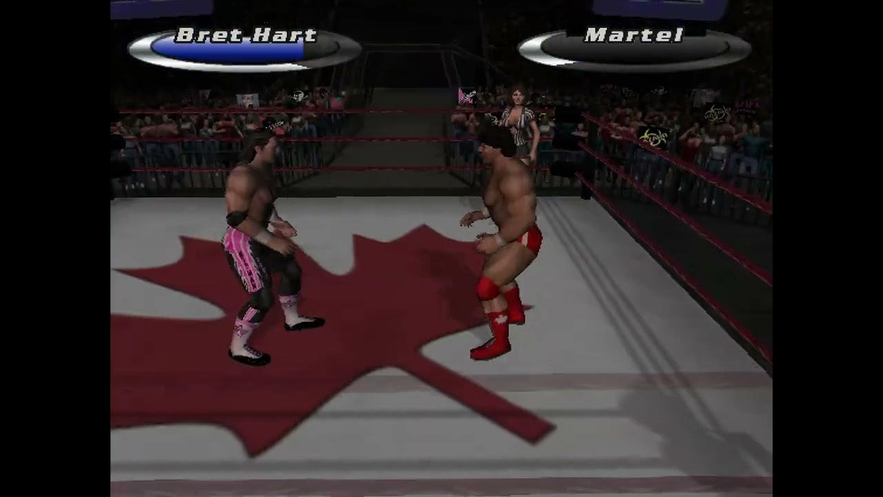 Rick Martel vs Bret Hart - Legends of Wrestling 2 - XBOX