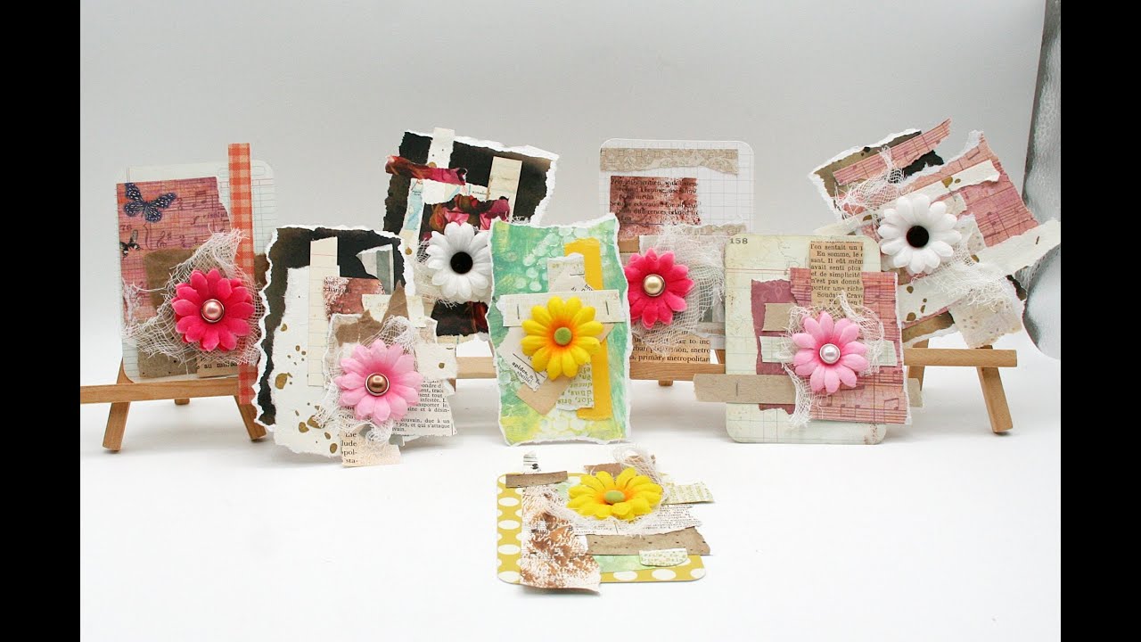 Making clusters for card toppers use your stash video 229