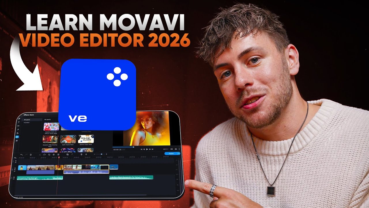 Изучите Movavi Video Editor 2026 за 15 МИНУТ (урок для начинающих)