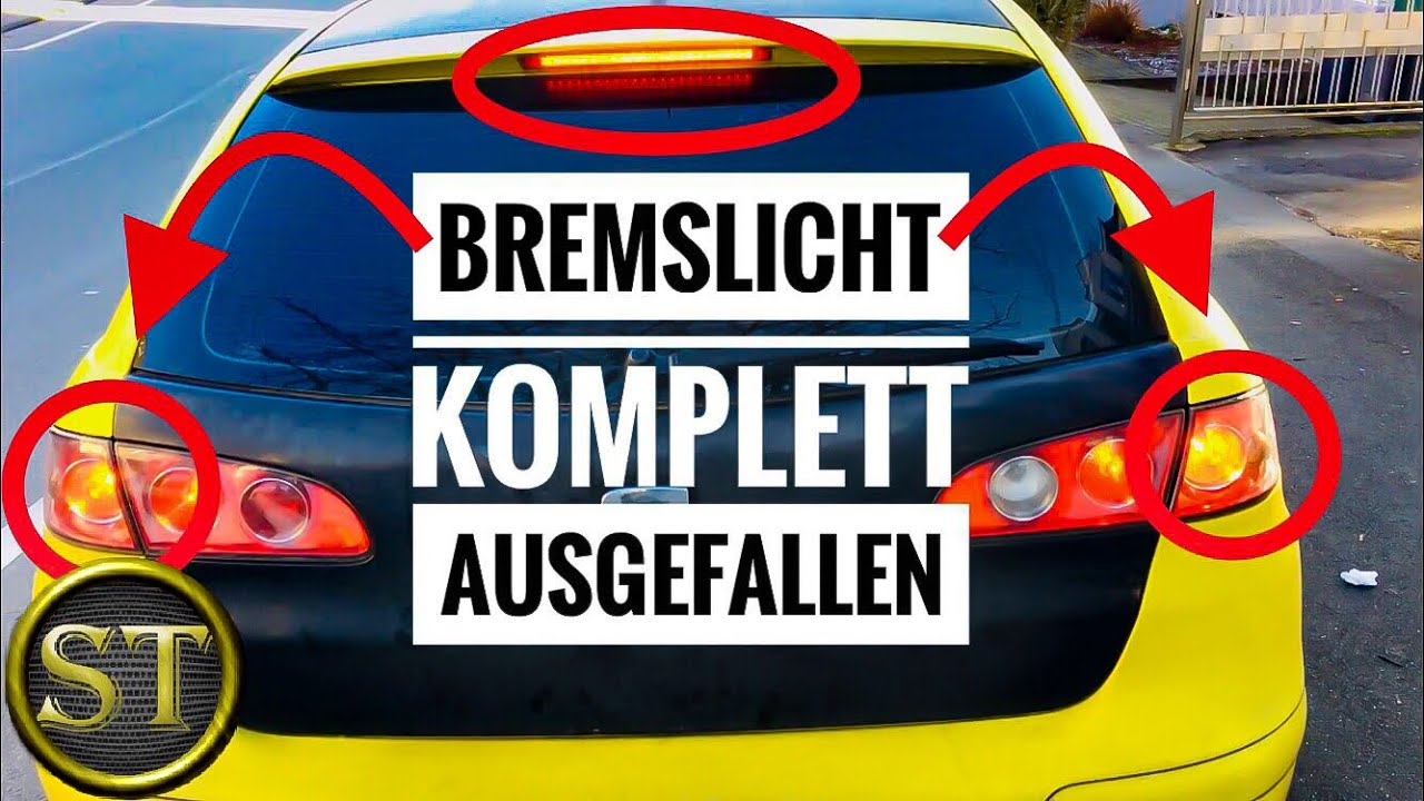 Bremslicht ausgefallen | Fehlerdiagnose Bremslichtschalter | Seat Ibiza 6L | VW Polo 9N