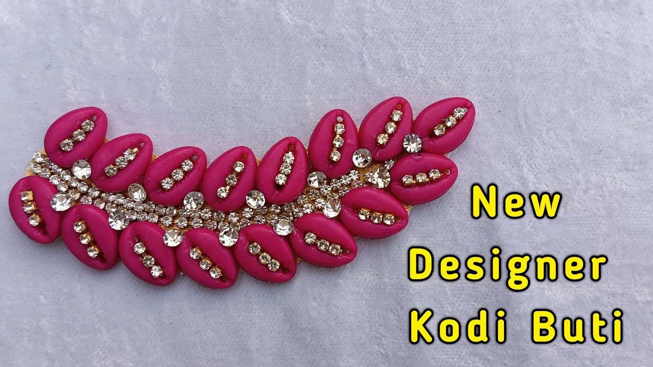 New Designer Kodi Buti || Designer Buti || Raw Material || Embroidery Patches ||