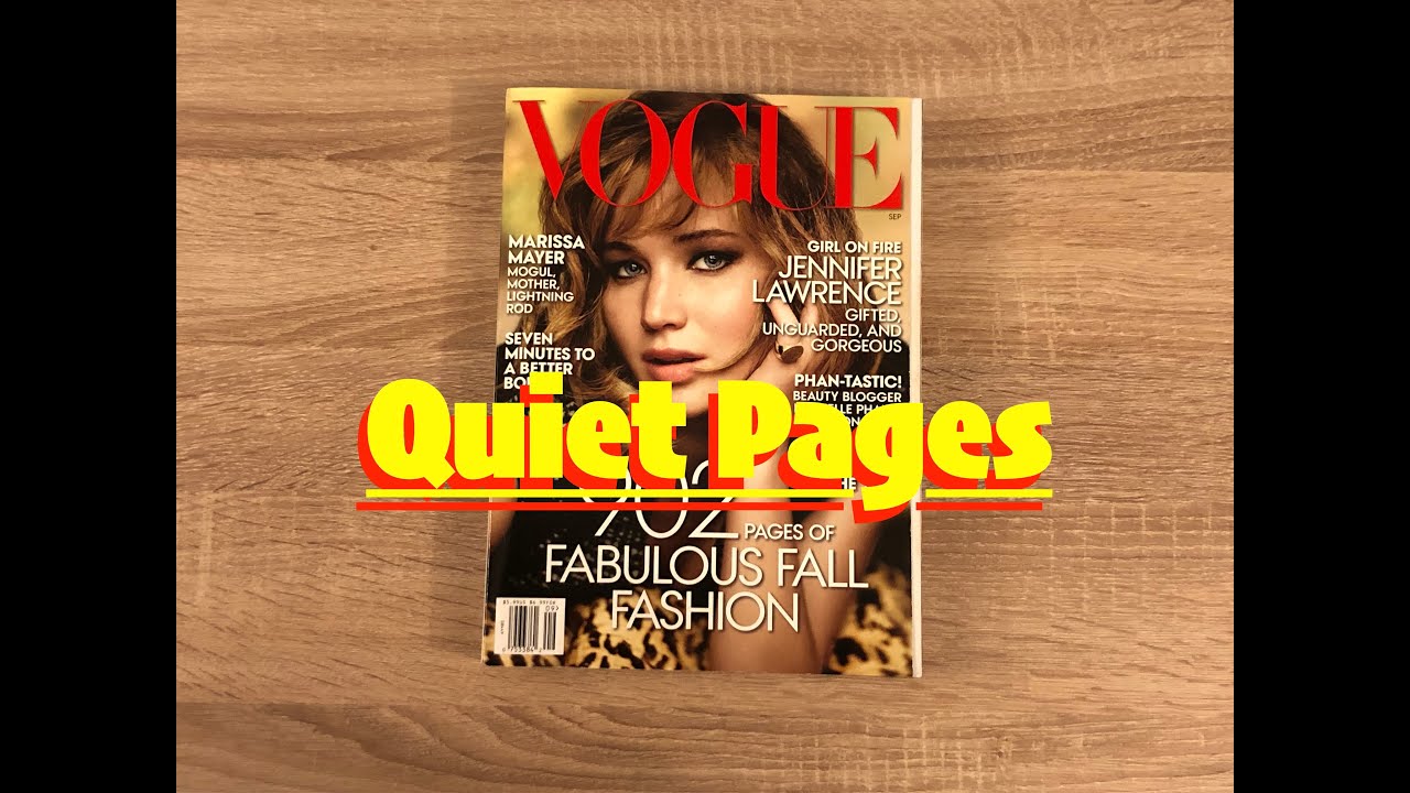 Full Flip-Through September 2013 issue of Vogue US | Jennifer Lawrence | Adam Driver | Mario Testino
