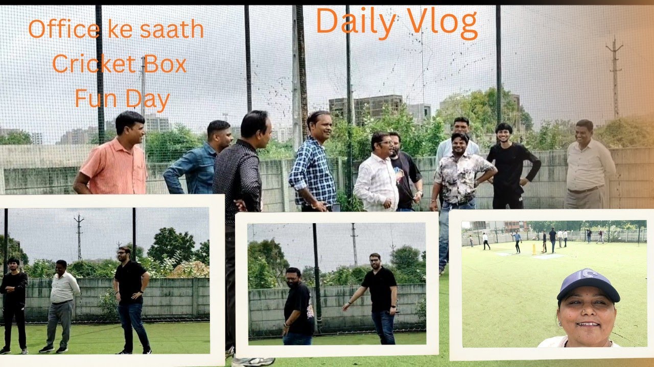 Work se Break, Cricket se Refresh 🏏🔥 #funny #official #cricket #family #dailyvlog #love #youtube !!!