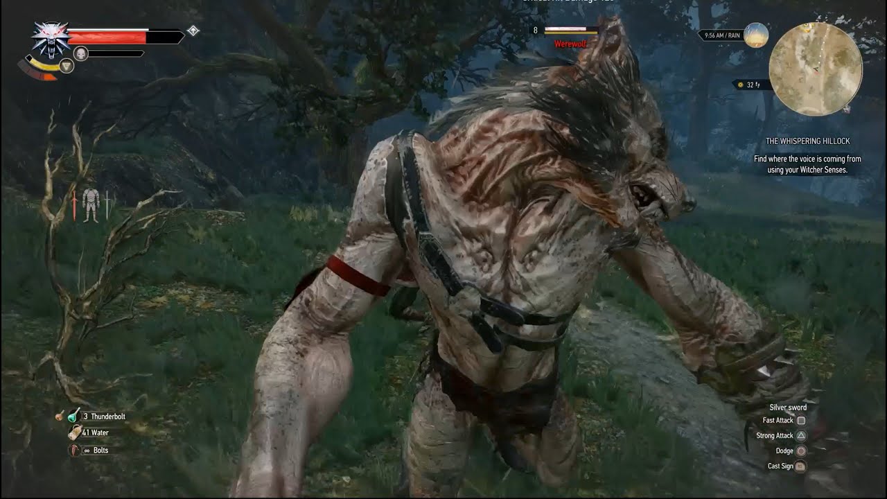 Witcher 3 Werewolf Ladies Of The Wood Death March PS4 Pro