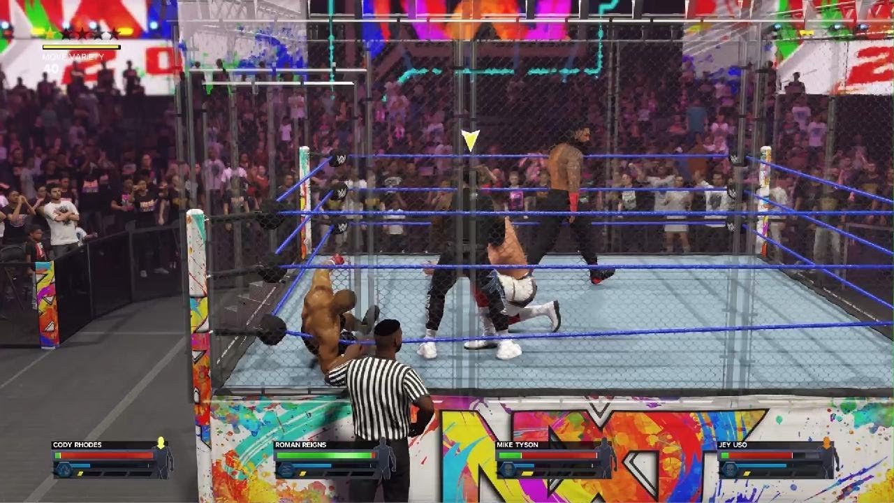 Cody Rhodes vs Roman Reigns vs Mike Tyson vs Jay Uso.