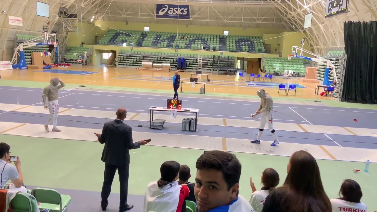 Enver YILDIRIM TUR vs Bazadze GEO Semi Final 2019 Fencing Satellite Cup Plovdiv - Bulgaria