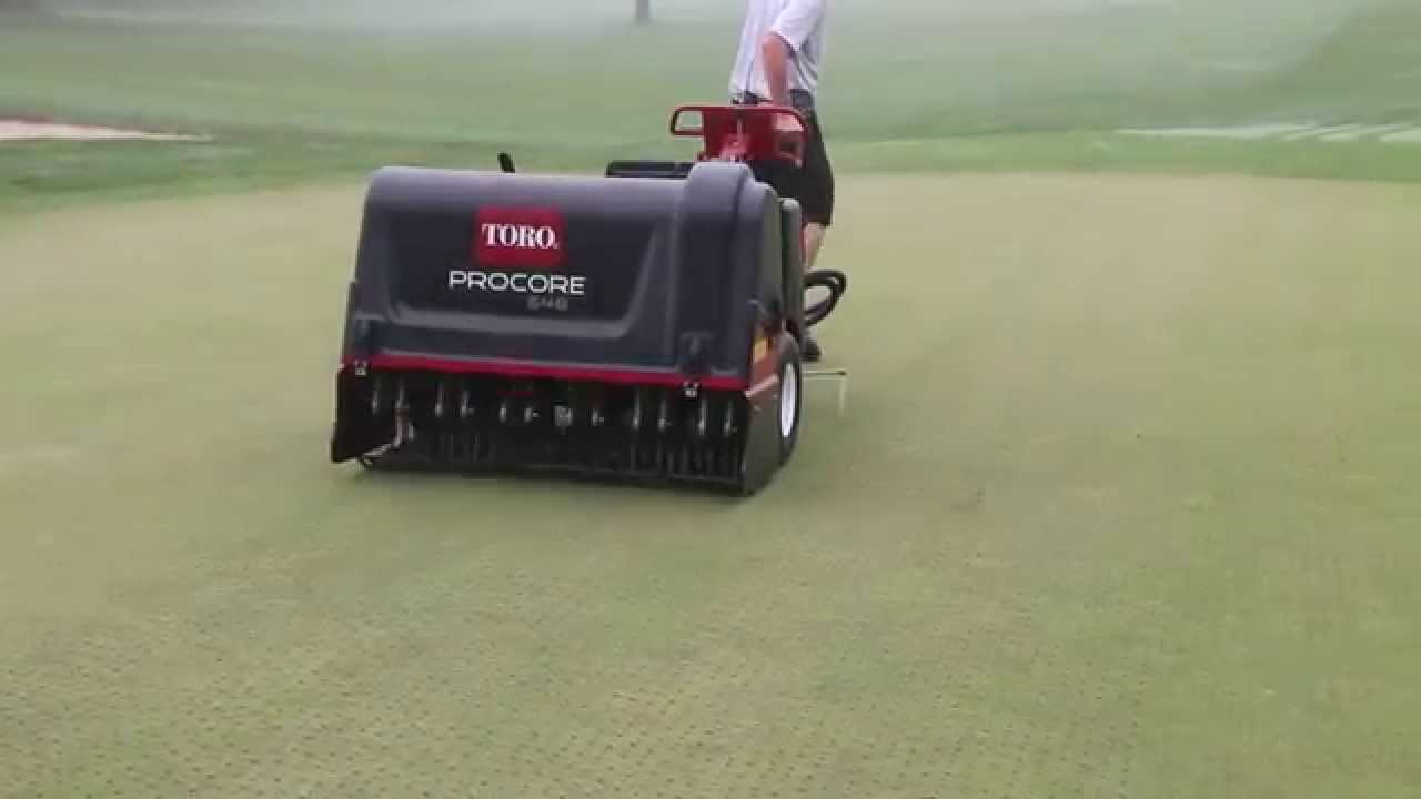 Greens Needle Tine Aeration