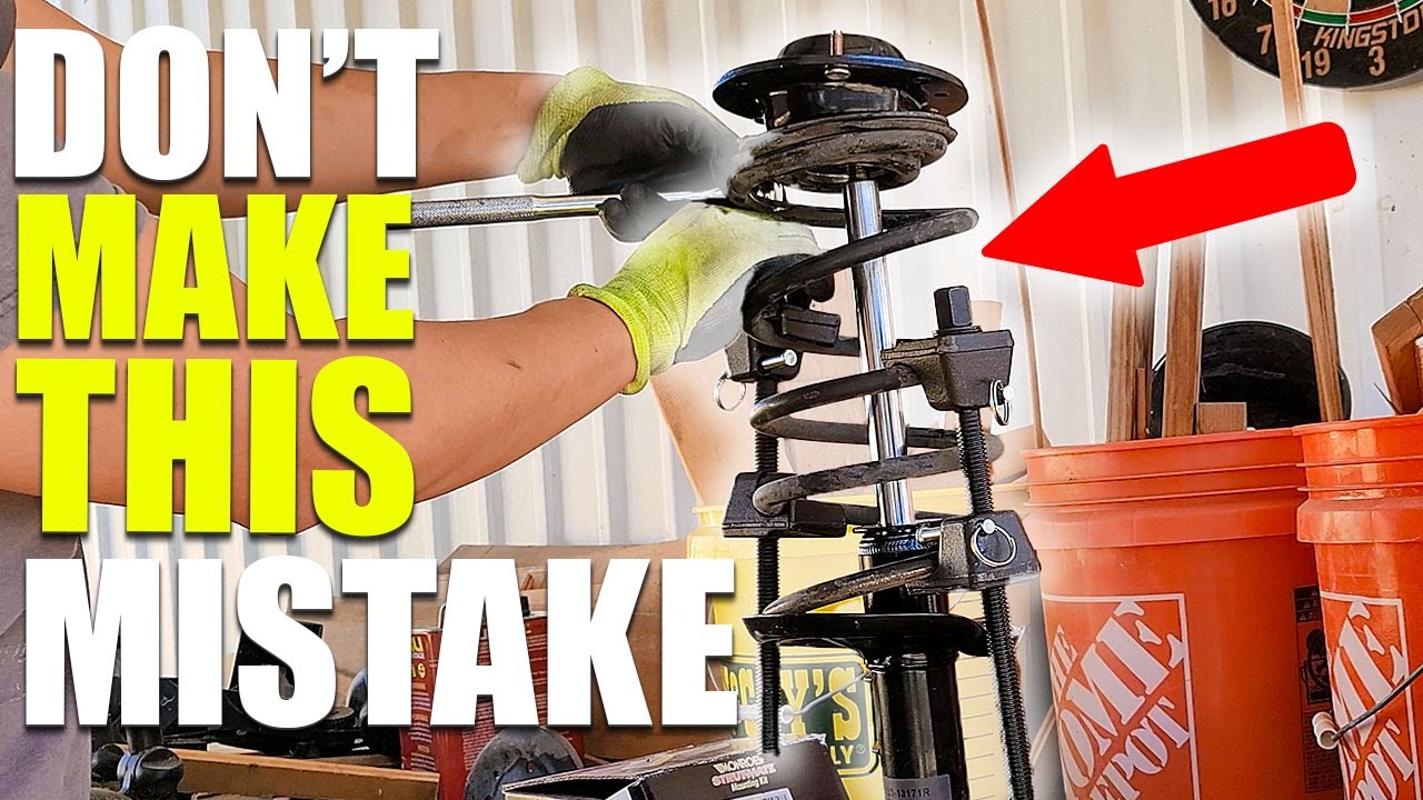 Strut shock Installation, avoid this big mistake when replacing your struts shocks