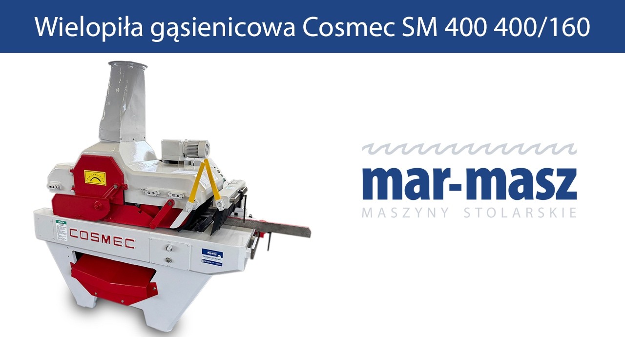 Wielopiła gąsienicowa Cosmec SM 400 400/160 - Mar-Masz | Woodworking
