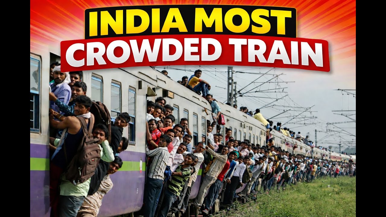 INDIA MOST CROWDED TRAIN