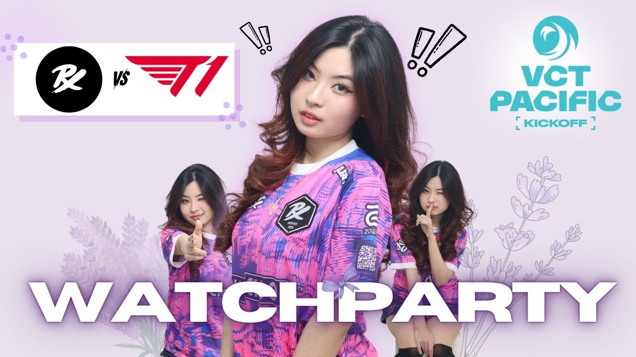 [VCT WATCHPARTY] PRX VS T1 VCT PACIFIC KICKOFF #VCTWatchParty