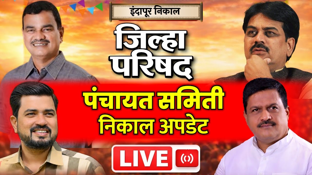 🔴LIVE:इंदापुरात हर्षवर्धन पाटील व दत्तात्रय भरणे यांच्या ताकतीचे मतात रुपांतर होणार का? निकाल अपडेट.