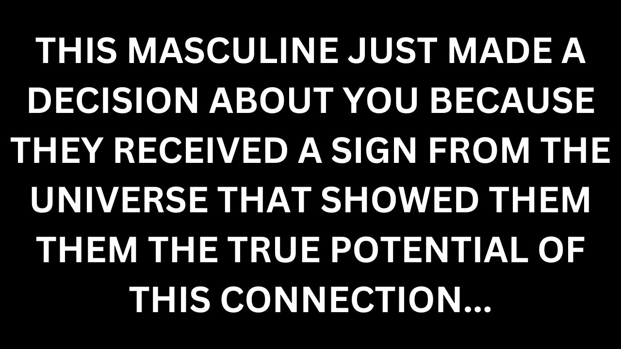 This Divine Masculine JUST Made This Decision Because They Saw a Sign... [Divine Feminine Reading]