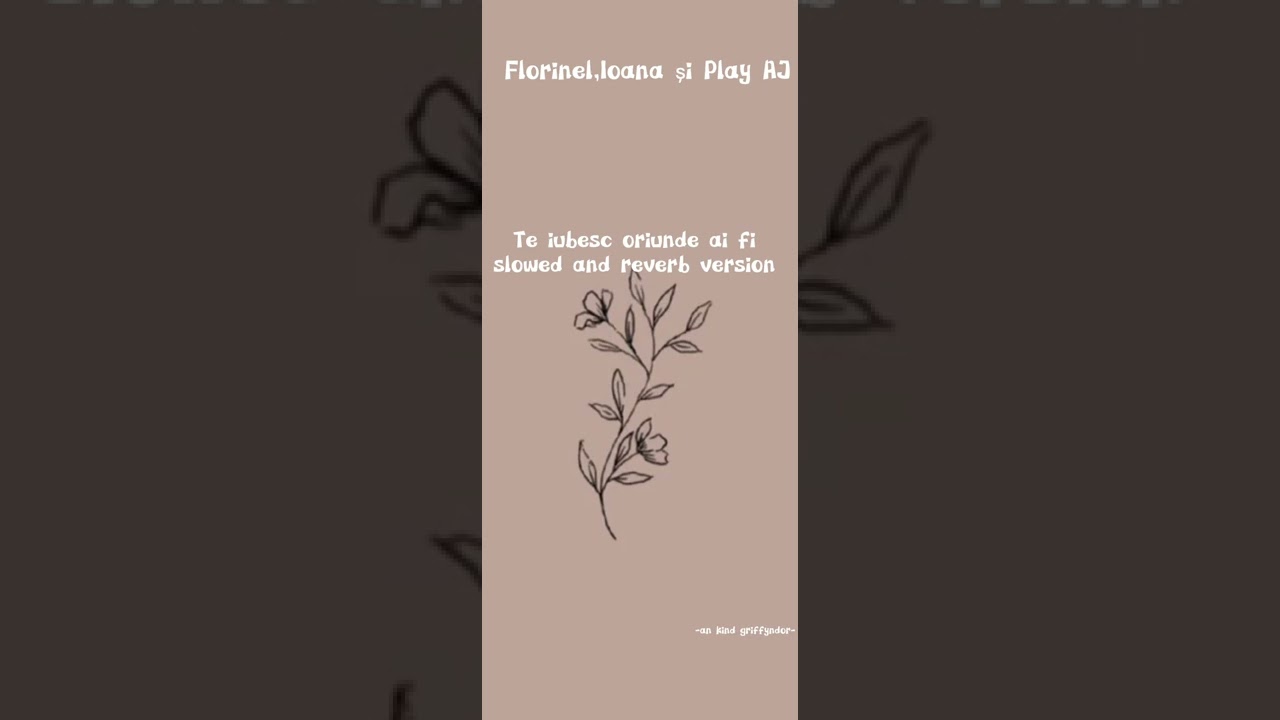 Florinel,Ioana și Play Aj-te iubesc oriunde ai fi slowed version