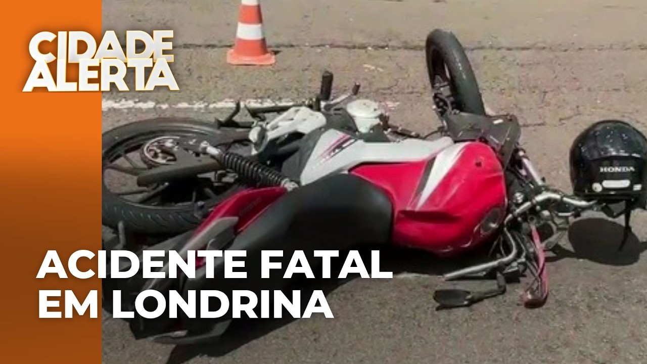 Motociclista morre em uma batida em Londrina; motorista que causou acidente fugiu do local
