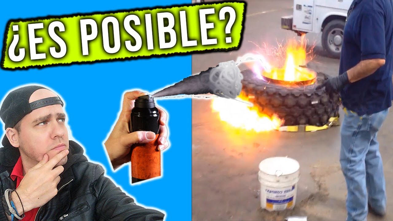 ¿Se puede inflar una llanta con fuego? Pongamoslo a prueba