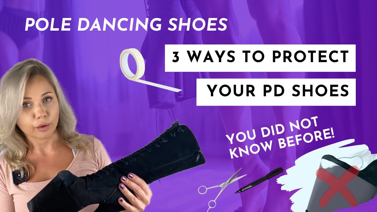 How to protect pole dancing shoes 💜 | 3 hacks on how to make your pole dancing shoes last longer!